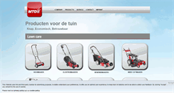 Desktop Screenshot of mtd-nl.com