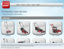 Tablet Screenshot of mtd-nl.com